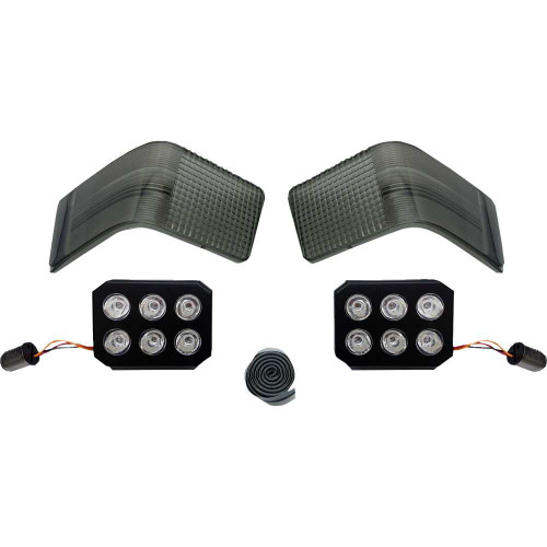 CUSTOM DYNAMICS CDTP13S Custom Dynamics Led Light - Tour-Pak - Smoke Cd-Tp-13-S